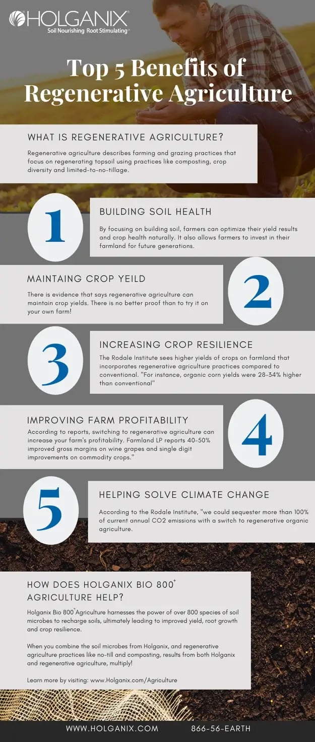 Top 5 Benefits Of Regenerative Agriculture [INFOGRAPHIC]